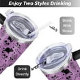 thumbnail image 5 of Halloween Ghosts Cup Gifts for Women Girls, Cute Spooky 40oz Tumbler with Handle and Straw, Holiday Stainless Steel Insulated Water Bottle (1 PC), 5 of 6