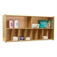 thumbnail image 6 of Tot Mate Wooden Wall-Mounted Diaper Storage, Natural Birch Plywood, 46"W x 12"D x 22 1/2"H, RTA, 6 of 7