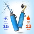 thumbnail image 2 of 29oz Insulated Water Bottle with Tea Infuser, Stainless Steel Travel Mug, Ice Frozen Print, 2 of 6