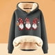 thumbnail image 4 of WILLBEST Sudadera Deportiva para Mujer, Estilo Navideño Informal, con Capucha Gruesa Mediana, 4 of 4