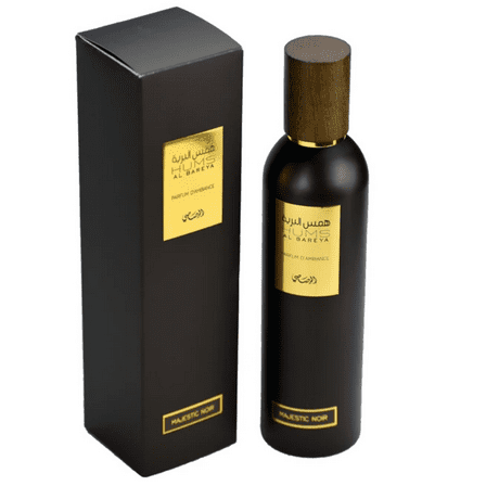 Rasasi Hums Al Bareya Majestic Noir Air Freshener Spray with Natural Scent - 250ml (8.4 oz)