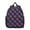 Purple and Black-1, variant on Purple and Black Checkered Pattern Backpack for School, Cute School Bag with Adjustable Shoulder Straps and Padded Back, 13.8"x11.4"x6"