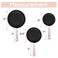 thumbnail image 3 of Set de sartenes Utopia Kitchen antiadherentes de inducción de 20, 24 y 28 cm, 3 of 6
