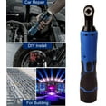 thumbnail image 2 of Dayplus 12V Electric Ratchet Wrench, 3/8" Square Drive, 40Nm Torque, 0-230 RPM, 2 of 7