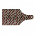 thumbnail image 1 of Abstract Cutting Board, Ornamental Waves Scales Pattern with Hand Drawn Design Elements Art Illustration, Tempered Glass Cutting and Serving Board, Wine Bottle Shape, Multicolor, by Ambesonne, 1 of 1