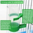 thumbnail image 3 of 12*4*1.3cm Parrot Drinker Automatic Bird Feeder Plastic Parrot Feeder For Feeding Large Birds, 140ML 4pcs, 3 of 5