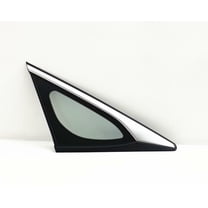 Tempered Driver Left Side Quarter Window Quarter Glass Compatible with Honda Civic 4-Door Sedan 2016-2021 Models