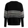 thumbnail image 5 of GEWSEY Fall Sweaters for Women 2025 Casual Long Sleeve Sweater Striped Loose Fit Pullover Tops (Light Gray, XL), 5 of 5