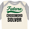 thumbnail image 4 of Inktastic Future Crossword Puzzle Solver Boys or Girls Long Sleeve Baby Bodysuit, 4 of 5