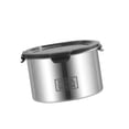 thumbnail image 1 of Recipiente hermético de acero inoxidable para almacenar alimentos, ideal para galletas, nueces y cereales. 1100 ml, 1 of 7