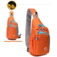 thumbnail image 2 of Crossbody Bags for Women Men Trendy Sling Bag Backpack Casual Chest Bag Small Hiking Backpack Anti Theft Lightweight for Outdoors Travel Black, 2 of 6