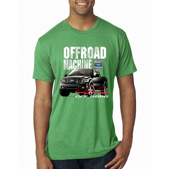 Wild Bobby, Ford Offroad Machine Classic Built Tough 4x4 Off Road, Cars and Trucks, Men Premium Tri Blend Tee, Envy, Small