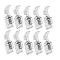 thumbnail image 4 of Single Sided Zip Zipper Presser Foot,10pcs Single Sided Zip Stainless Steel Presser Foot Sewing Machine Pressing Foot Power Packed Performance, 4 of 14