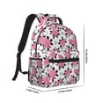 thumbnail image 2 of Uemuo Rose Flowers Printed Student Durable Water-resistant Backpack,Travel Backpack,Outdoor Activities Backpack, Laptop Backpack, Multi-compartment Backpack, 2 of 5