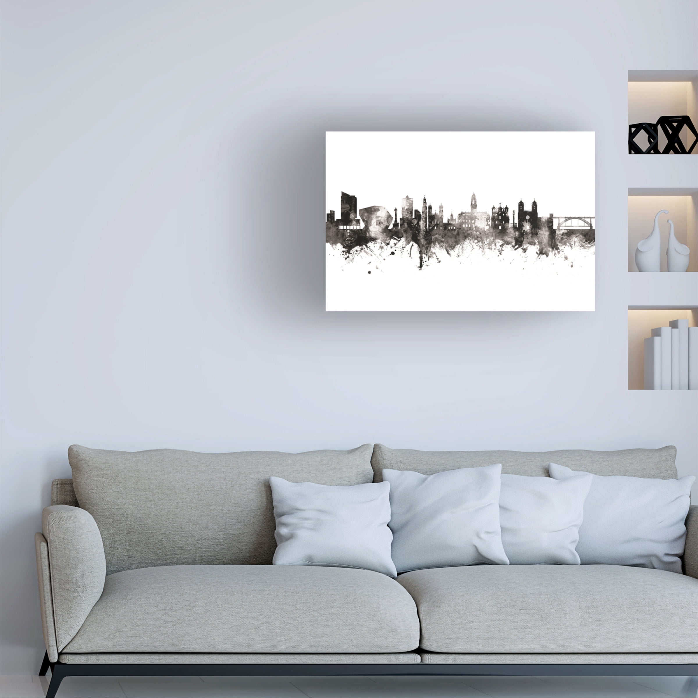 Michael Tompsett 'Porto Portugal Skyline' Canvas Art