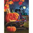 thumbnail image 1 of Cuadros Decorativos 5D Diamond Painting DIY Noche de Halloween Full Drill Round JShteea Nuevos Originales, 1 of 9