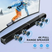 ULTIMEA Sound Bar for Smart TV with Dolby Atmos, 190W Peak Power Soundbar with Subwoofer, TV Sound Bar with Bass Boost, Home Theater Audio Sound Bars for TV Speakers
