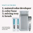 thumbnail image 5 of 3 Pack - Just For Men Mustache & Beard, Beard Coloring for Gray Hair with Brush, With Keratin (M-35), Medium Brown, 5 of 11