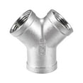 thumbnail image 5 of Stainless Steel 304 Cast Pipe Fitting,1 BSPT Female,Class 150,Y  Shaped Connector Coupler, 5 of 5