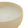 thumbnail image 4 of DecMode Beige Metal Rose Blossom & Sandalwood Scented Textured 34oz 4 Wick Candle with White Wax, 4 of 9
