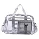 thumbnail image 3 of Bolsa de lona transparente de PVC, portátil, para deportes, ideal para festivales de música y otros eventos deportivos. Gris, 3 of 8