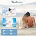 thumbnail image 4 of Kdkad Microfiber Beach Towel Super, Lightweight Special Pattern Bath Towel, Sandproof Beach Blanket,Multi-Purpose Towel for Travel Swimming Pool Camping 27.6x55 Inch, 4 of 6
