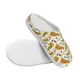 thumbnail image 3 of Lsque Pizza Slices Pattern Womens Comfort Cotton on Scuff With Memory Foam and Anti-skid Sole Slipper-44/45, 3 of 7
