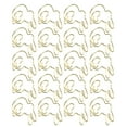 thumbnail image 4 of 20 Signets en Forme de Trombones Or Métal Trombone Organisation Documents Personnels pour l'Utilisation de Bureau de l'École, 4 of 8