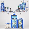 thumbnail image 2 of City SWAT Police Station Model Set, Prison Car Policeman Figures Building Blocks, DIY Toys, 2 of 5