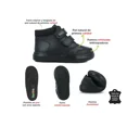 thumbnail image 4 of Zapatos Escolares Zapakids Niño Bota Piel Negro, 4 of 5