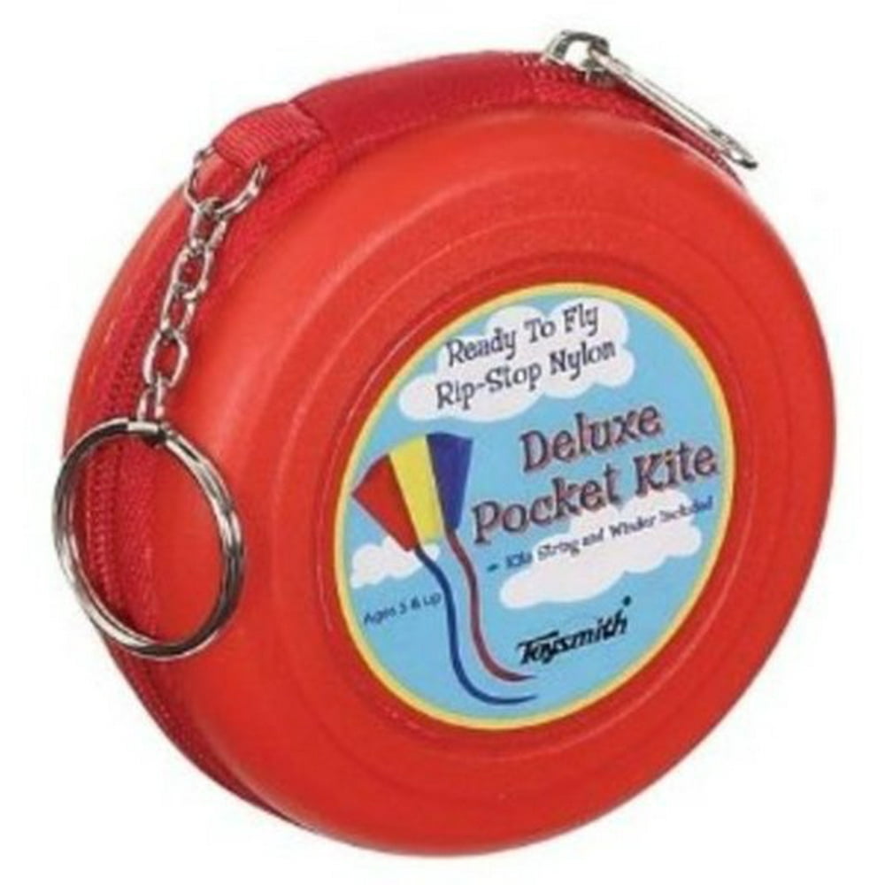 ToySmith Deluxe Pocket Kite (colors vary) MultiColored