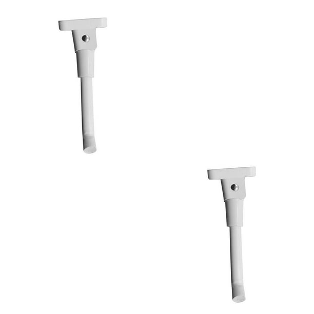 Eigraketly Patinete eléctrico Patineta Monopatín Aleación de aluminio Soporte de pie Soporte lateral Reemplazo para M365, Blanco blanco 2piezas Eigraketly CBP155310