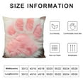 thumbnail image 5 of Cat Paw Pillow Cat Paw Shaped Throw Pillow Cushion SeatingPink Cat Paw Plush Throw Pillow Floor Pillows Home Decorative Seating Cushions, 5 of 5
