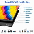thumbnail image 3 of Monitor portátil Veout 16 1920x1200P IPS con USB-C HDMI, 3 of 7