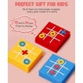 thumbnail image 2 of Juego de mesa JoyCat Tic Tac Toe para niños y familia, paquete a granel x30, 2 of 8