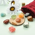 thumbnail image 4 of 12Pc 12 Style Natural & Gemstone Beads Tumbled Stone Healing Stones for 7 Chakras Balancing Therapy Meditation Reiki No Hole 20~35x13~23x8~22mm, 4 of 6