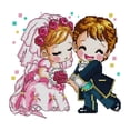 thumbnail image 1 of Punto de cruz 14CT dibujos animados amor impreso DIY bordado Kits hecho a mano costura FLhrweasw Nuevo, 1 of 9