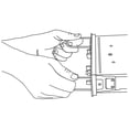 thumbnail image 3 of Lisle 11770 Radio Remover, Tool for Releasing Retaining Clips, 2-Piece Set, 3 of 3