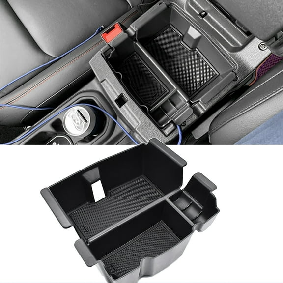 Armrest Insert Storage Box Organizer Tray For Jeep Wrangler JL JLU 2018-2024