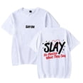 thumbnail image 5 of Spencer Barbosa Merch SLAY ERA T-shirt Print Short Sleeve Tee Fashion Casual Clothing, 5 of 8