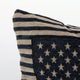 thumbnail image 4 of 23.6 in Jacquard Patriotic Flag Throw Pillow, 4 of 7
