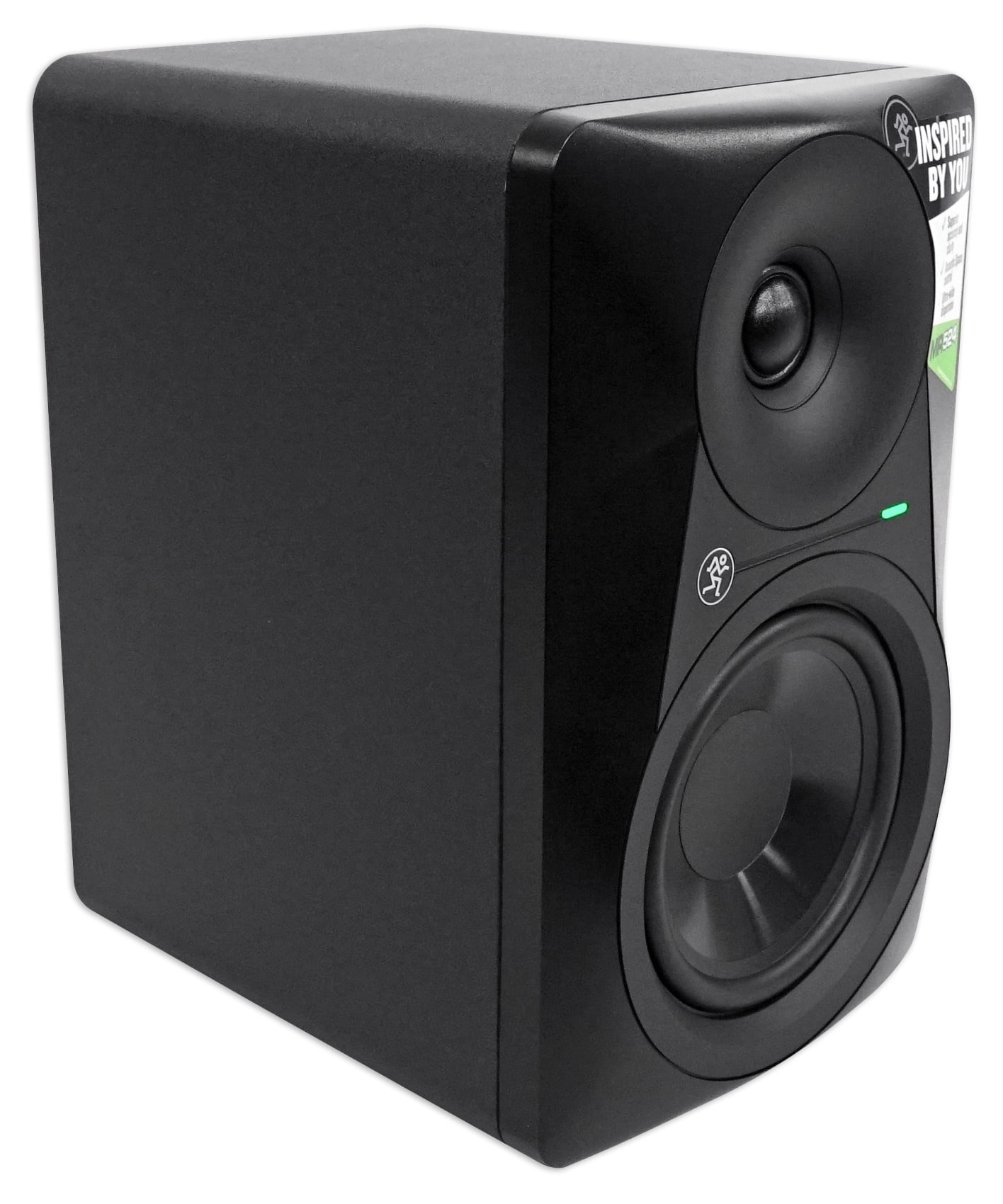 Pair Mackie MR524 5” 50 Watt Powered Active Studio Monitor Speakers+21" Stands
