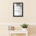 thumbnail image 3 of ArtToFrames 13x20 inch Black Velvet with Silver Wide Picture Frame, Black MDF Poster Frame (4693), 3 of 7