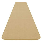 House, Home and More Skid-Resistant Carpet Runner - Camel Tan - 16 Feet X 36 Inches