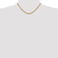 thumbnail image 5 of 10k Yellow Gold 5.7mm Semi-solid Diamond Cut Rope Chain - 24", 5 of 8