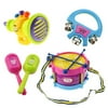 5PCS Baby Boy Girl Drum Set Musical Instruments Kids Band Kit Children Toy Gift