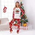 thumbnail image 3 of Festive Gnome Family Matching Christmas Pajamas Red Plaid Saying “Chillin’ With My Gnomies”, Holiday Sleepwear Set for Adult Kid Baby Dog, 3 of 7