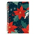 thumbnail image 7 of FORMRS 1-Subject Spiral Notebook 8" x 5" College Ruled 60 Refillable Sheet A5 Hard Cover, 2 Pack, Christmas Berries, 7 of 7