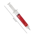 thumbnail image 2 of 5 Pcs Funny Syringe-Pens Black Ink Ballpoint Pen Retractable Nurse Pen for Party, 2 of 10