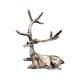 thumbnail image 5 of Escultura de ciervo, estatua de animal, regalo decorativo para comedor, mesa y sala de estar. Plata oscura, 5 of 9